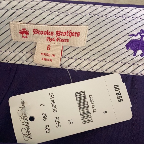 Purple Brooks Brothers skirt size 6 NWT - Picture 3 of 4